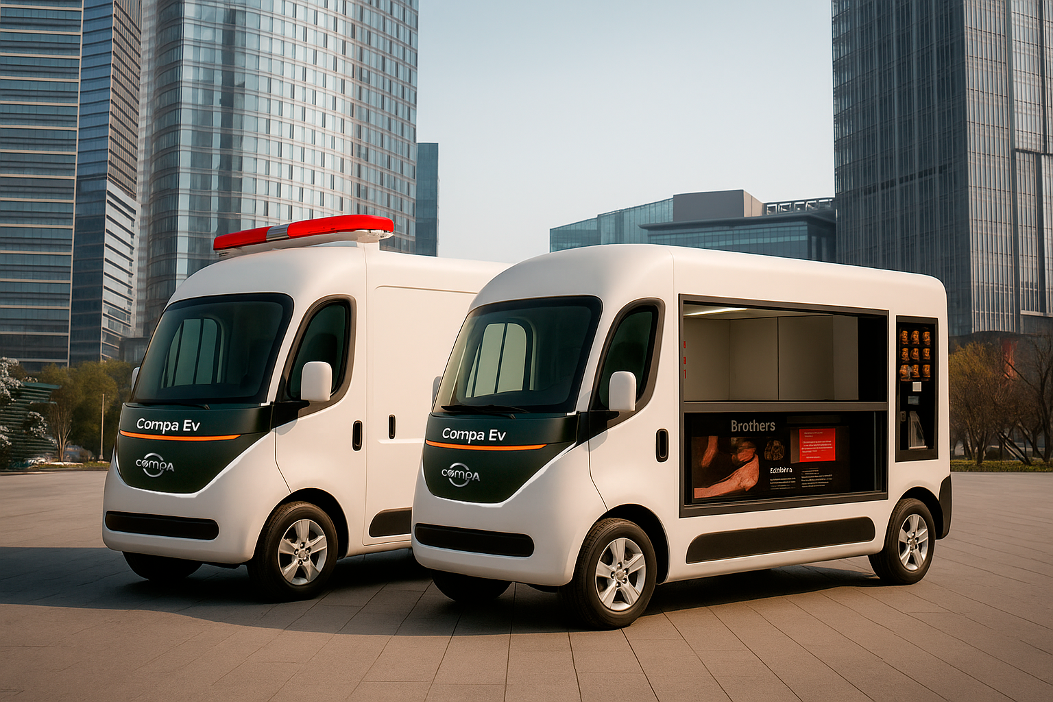 20250814_1127_Electric Vans Displayed_remix_01k2mjya3cf2q8ng77kkmpwmdz